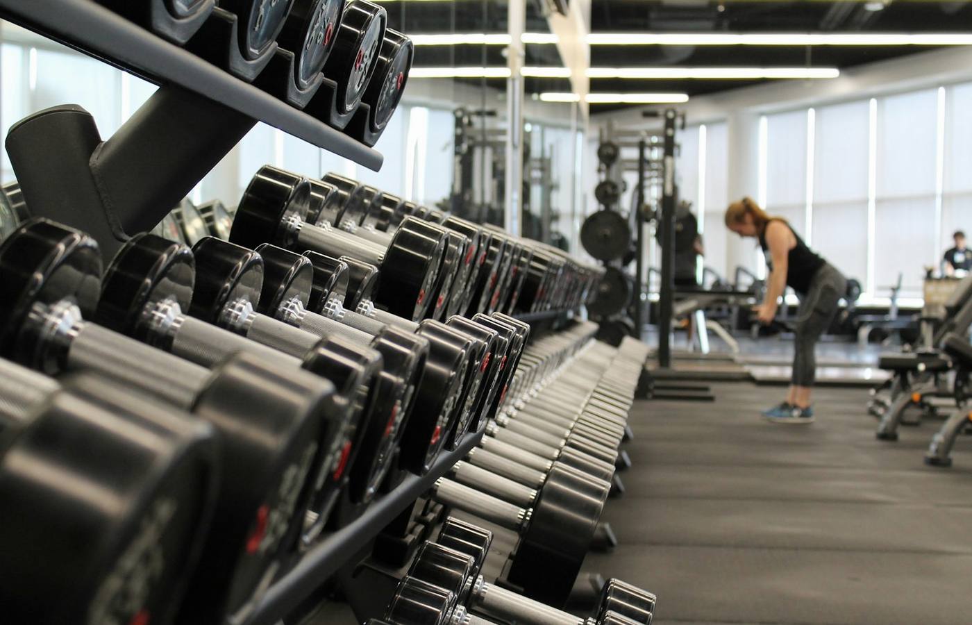 Moderni fitness centrum interier